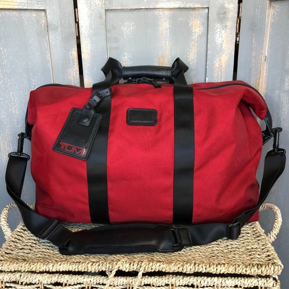 TUMI Other - TUMI Alpha Red 18" Soft Travel Satchel/Duffle
